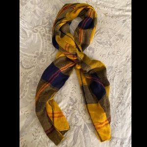 ModCloth Yellow Plaid Scarf